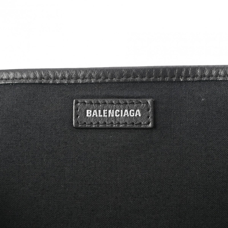 BALENCIAGA バレンシアガ ネイビーカバス ベージュ/ブラック 339933 レディース キャンバス レザー ハンドバッグ Bランク 中古 銀蔵