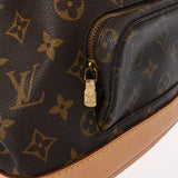 LOUIS VUITTON ルイヴィトン モノグラム モンスリ MM ブラウン M51136 レディース モノグラムキャンバス リュック・デイパック Bランク 中古 銀蔵