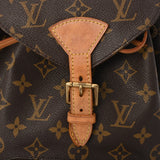 LOUIS VUITTON ルイヴィトン モノグラム モンスリ MM ブラウン M51136 レディース モノグラムキャンバス リュック・デイパック Bランク 中古 銀蔵