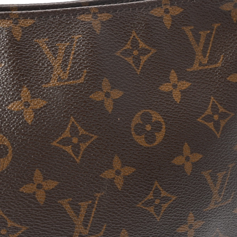 LOUIS VUITTON ルイヴィトン モノグラム ルーピング MM  ブラウン M51146 レディース モノグラムキャンバス セミショルダーバッグ Bランク 中古 銀蔵