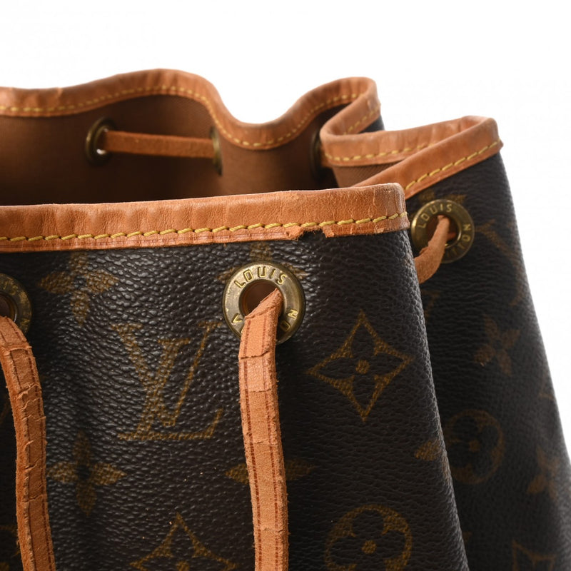 LOUIS VUITTON ルイヴィトン モノグラム プチノエ ブラウン M42226 レディース モノグラムキャンバス ショルダーバッグ Bランク 中古 銀蔵