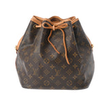 LOUIS VUITTON ルイヴィトン モノグラム プチノエ ブラウン M42226 レディース モノグラムキャンバス ショルダーバッグ Bランク 中古 銀蔵