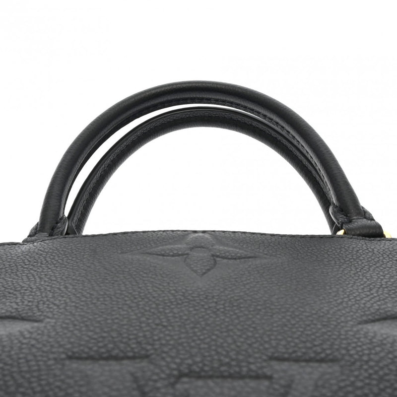 LOUIS VUITTON ルイヴィトン モノグラムアンプラント グランパレ MM 2WAY 黒 M45811 レディース レザー ハンドバッグ Aランク 中古 銀蔵