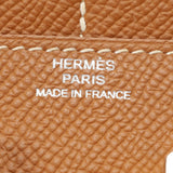 HERMES エルメス コンスタンス コンパクト ゴールド □N刻印(2010年頃) ユニセックス ヴォーエプソン 二つ折り財布 ABランク 中古 銀蔵