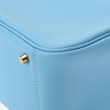 HERMES エルメス リンディ ミニ セレステ B刻印(2023年頃) レディース ヴォースイフト 2WAYバッグ Aランク 中古 銀蔵