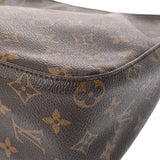 LOUIS VUITTON ルイヴィトン モノグラム ルーピング MM  ブラウン M51146 レディース モノグラムキャンバス セミショルダーバッグ Bランク 中古 銀蔵