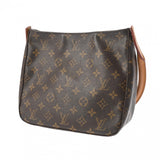 LOUIS VUITTON ルイヴィトン モノグラム ルーピング MM  ブラウン M51146 レディース モノグラムキャンバス セミショルダーバッグ Bランク 中古 銀蔵