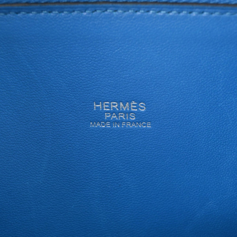 HERMES エルメス ボリード 37 2WAY ブルーイドラ X刻印(2016年頃) ユニセックス トリヨンクレマンス ハンドバッグ ABランク 中古 銀蔵