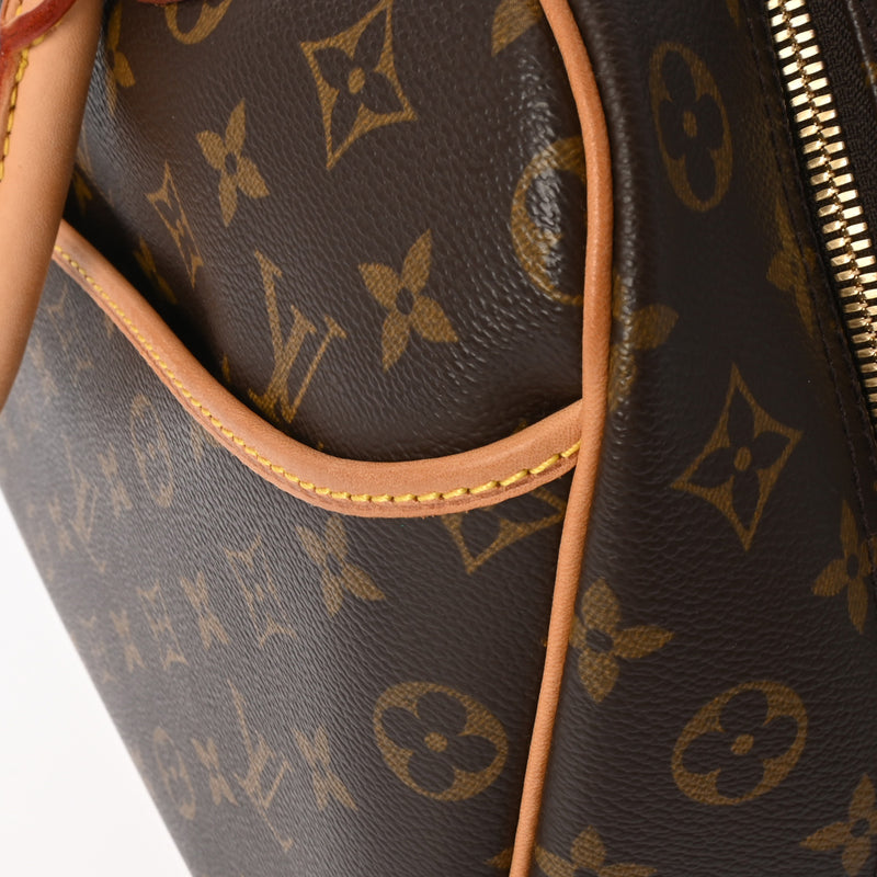 LOUIS VUITTON ルイヴィトン モノグラム ドーヴィル ブラウン M47270 レディース モノグラムキャンバス ハンドバッグ ABランク 中古 銀蔵