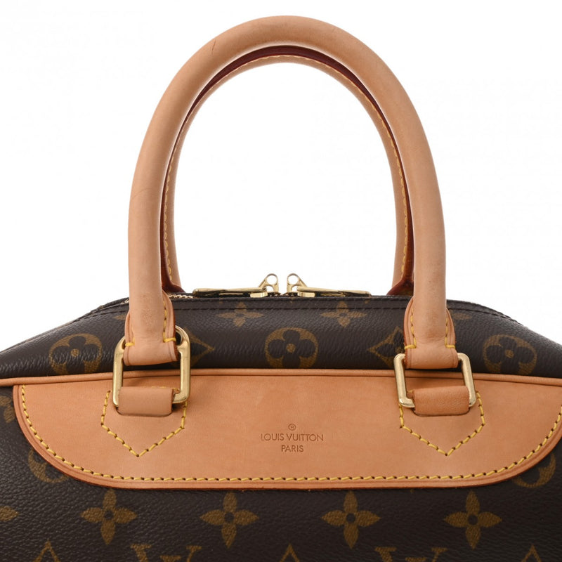 LOUIS VUITTON ルイヴィトン モノグラム ドーヴィル ブラウン M47270 レディース モノグラムキャンバス ハンドバッグ ABランク 中古 銀蔵