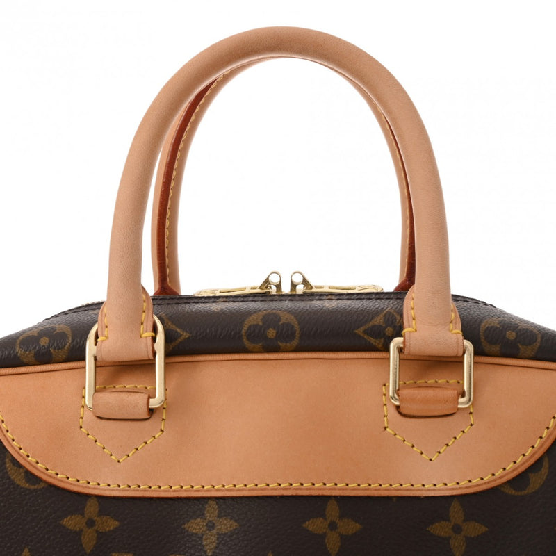 LOUIS VUITTON ルイヴィトン モノグラム ドーヴィル ブラウン M47270 レディース モノグラムキャンバス ハンドバッグ ABランク 中古 銀蔵