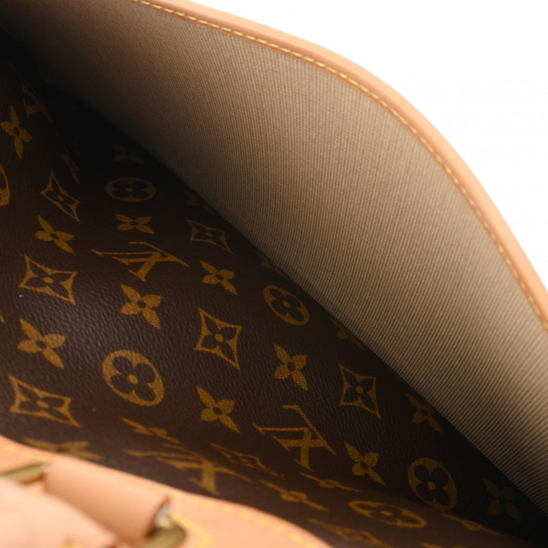 LOUIS VUITTON ルイヴィトン モノグラム ドーヴィル ブラウン M47270 レディース モノグラムキャンバス ハンドバッグ ABランク 中古 銀蔵