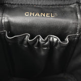 CHANEL シャネル 縦型バニティ ブラック A01998 レディース キャビアスキン ハンドバッグ Bランク 中古 銀蔵