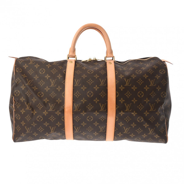 LOUIS VUITTON ルイヴィトン モノグラム キーポル 50 ブラウン M41426 ユニセックス モノグラムキャンバス ボストンバッグ ABランク 中古 銀蔵