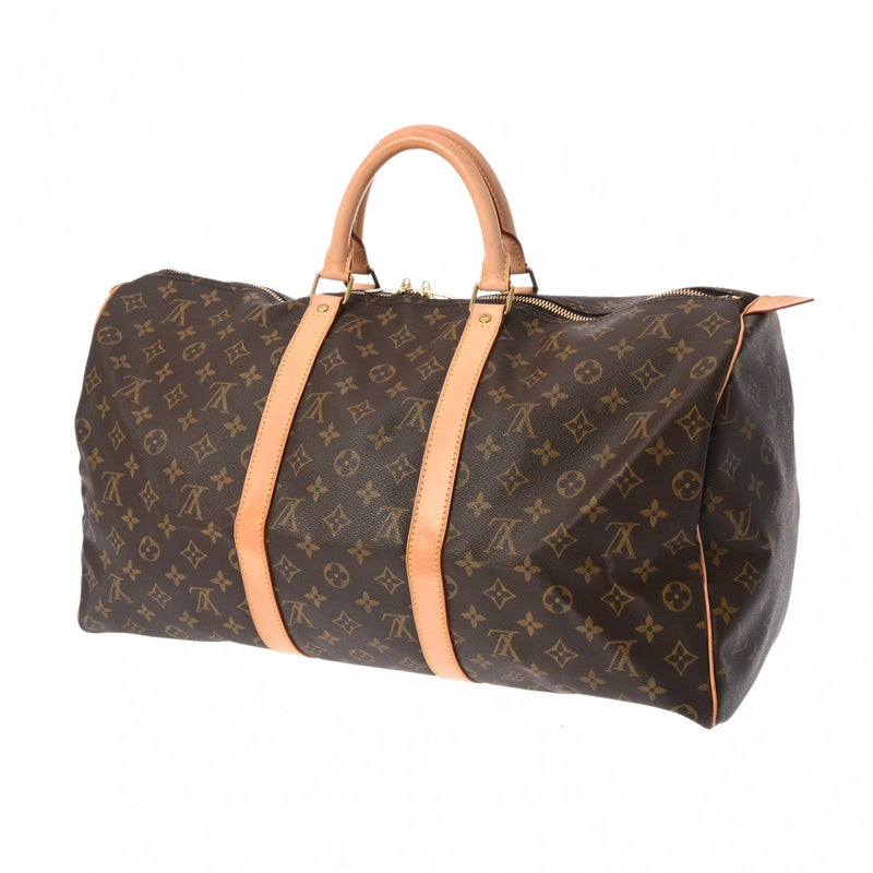 LOUIS VUITTON ルイヴィトン モノグラム キーポル 50 ブラウン M41426 ユニセックス モノグラムキャンバス ボストンバッグ ABランク 中古 銀蔵