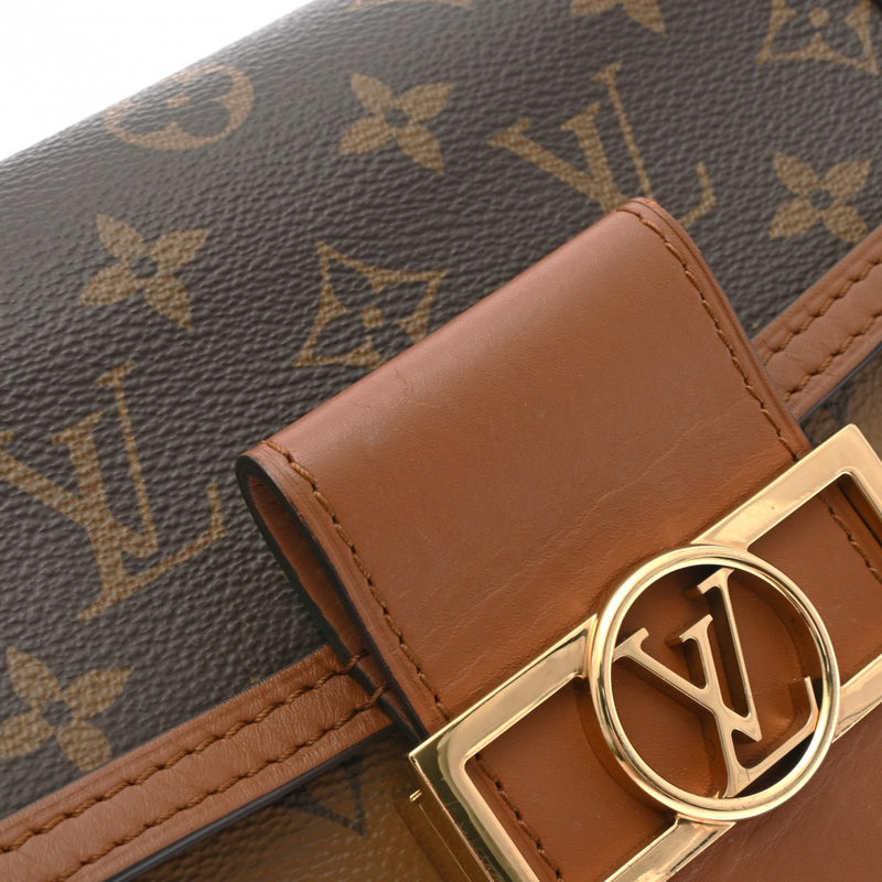 LOUIS VUITTON ルイヴィトン モノグラムリバース ドーフィーヌ MINI 旧型 ブラウン M44580 レディース モノグラムキャンバス ショルダーバッグ ABランク 中古 銀蔵