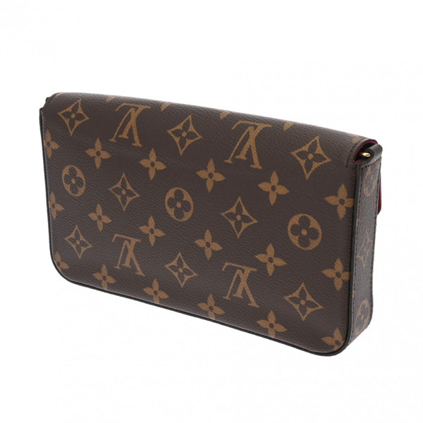 LOUIS VUITTON ルイヴィトン モノグラム ポシェットフェリシー ブラウン M81896 レディース レザー ショルダーバッグ Aランク 中古 銀蔵