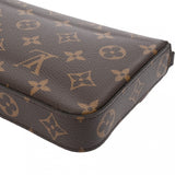 LOUIS VUITTON ルイヴィトン モノグラム ポシェットフェリシー ブラウン M81896 レディース レザー ショルダーバッグ Aランク 中古 銀蔵