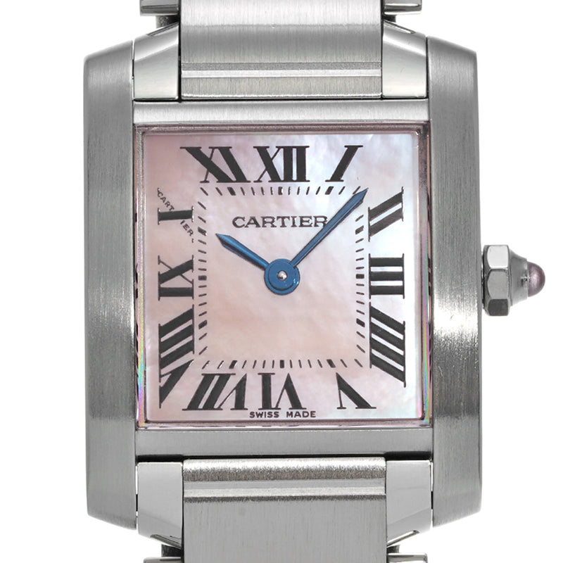 CARTIER カルティエ タンク フランセーズ W51028Q3 レディース 腕時計 クォーツ Aランク 中古 銀蔵