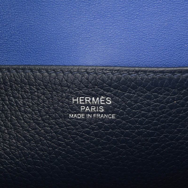 HERMES エルメス アルザン 25 ヴェルソ 2WAY ブルーニュイ/ブルーエレクトリック - U刻印(2022年頃) レディース トリヨンクレマンス ハンドバッグ Aランク 中古 銀蔵