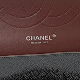 CHANEL シャネル マトラッセ Wフラップ チェーンショルダー 30cm ブラック A58600 レディース キャビアスキン ショルダーバッグ Aランク 中古 銀蔵