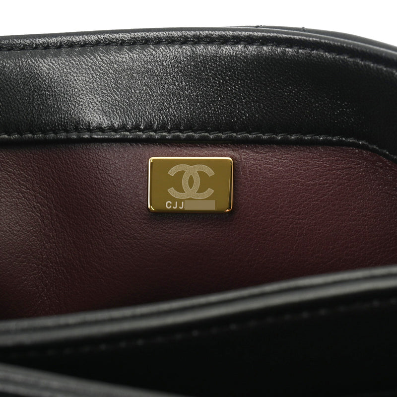 CHANEL シャネル トップハンドル フラップバッグ トレンディCC 2WAY ブラック A92236 レディース ラムスキン ハンドバッグ 未使用 銀蔵