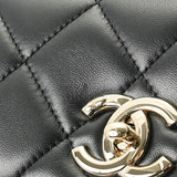 CHANEL シャネル トップハンドル フラップバッグ トレンディCC 2WAY ブラック A92236 レディース ラムスキン ハンドバッグ 未使用 銀蔵