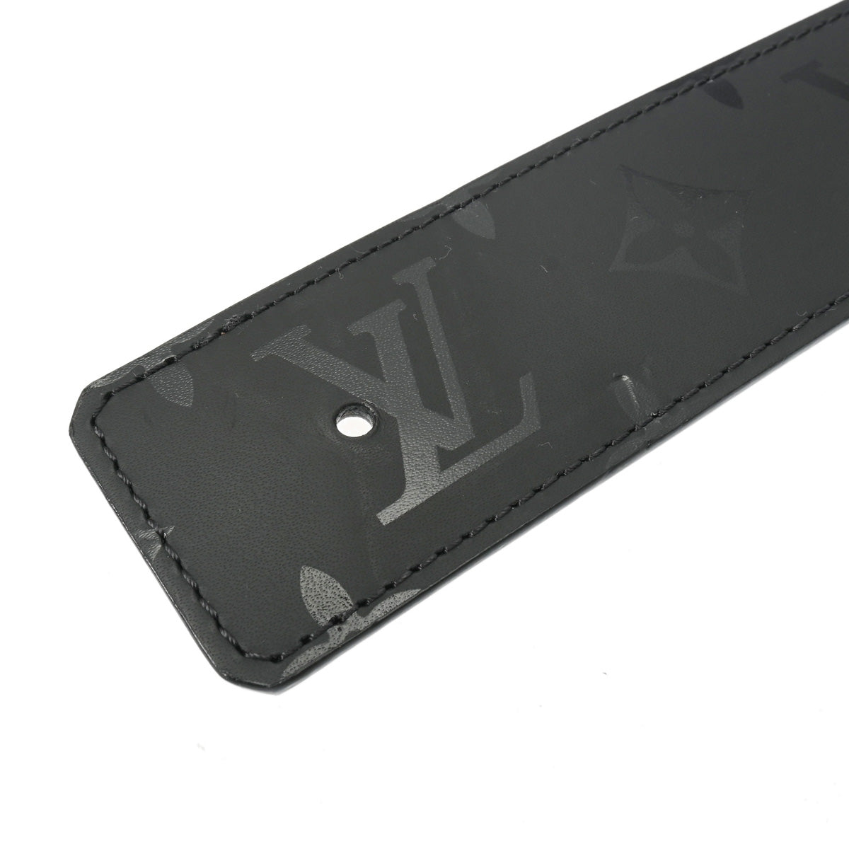 ルイヴィトンサンチュール LVイニシャル 85cm 黒 メンズ ベルト M9346V