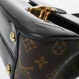 LOUIS VUITTON ルイヴィトン モノグラム チェリーウッド PM ノワール M53353 レディース パテントレザー モノグラムキャンバス ハンドバッグ Aランク 中古 銀蔵