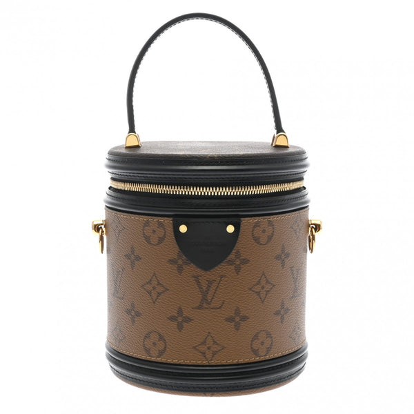 LOUIS VUITTON ルイヴィトン モノグラムリバース カンヌ ブラウン M43986 レディース モノグラムリバースキャンバス 2WAYバッグ Aランク 中古 銀蔵