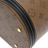 LOUIS VUITTON ルイヴィトン モノグラムリバース カンヌ ブラウン M43986 レディース モノグラムリバースキャンバス 2WAYバッグ Aランク 中古 銀蔵