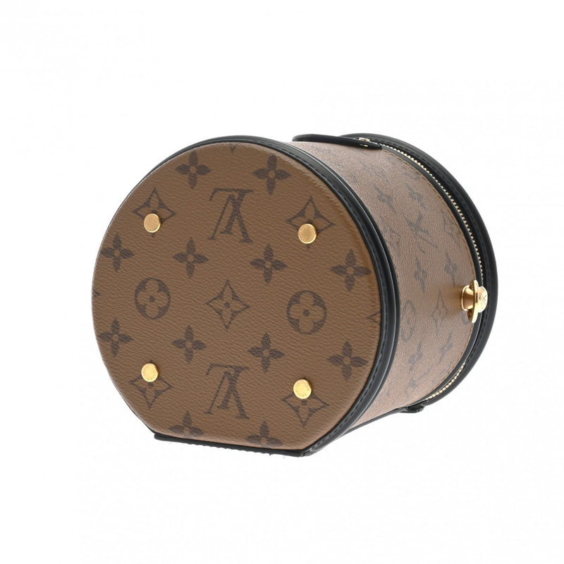 LOUIS VUITTON ルイヴィトン モノグラムリバース カンヌ ブラウン M43986 レディース モノグラムリバースキャンバス 2WAYバッグ Aランク 中古 銀蔵