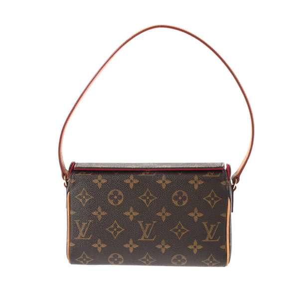 LOUIS VUITTON ルイヴィトン モノグラム レシタル ブラウン M51900 レディース モノグラムキャンバス ハンドバッグ ABランク 中古 銀蔵