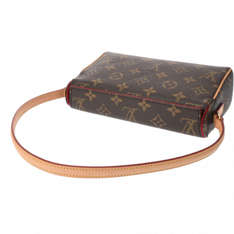 LOUIS VUITTON ルイヴィトン モノグラム レシタル ブラウン M51900 レディース モノグラムキャンバス ハンドバッグ ABランク 中古 銀蔵