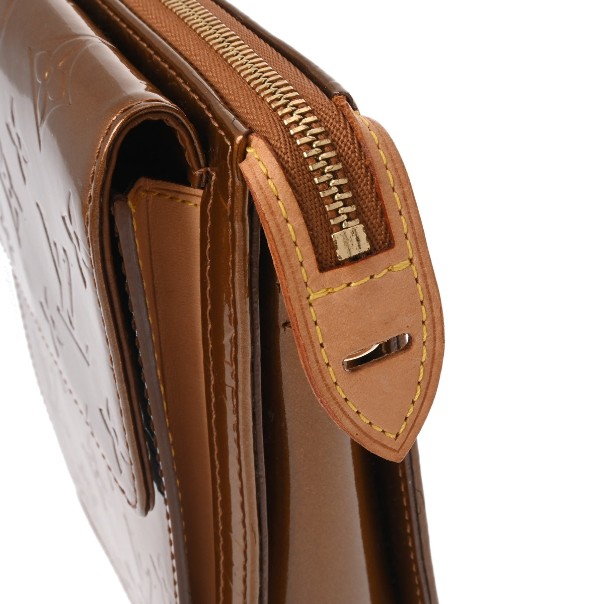 ルイヴィトンヴェルニショルダーバック カラー ブロンズ LOUIS VUITTON ショルダーバッグ モノグラムヴェルニ ブロンズ