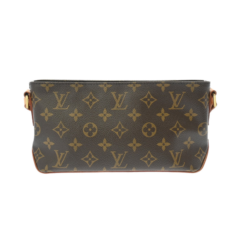 LOUIS VUITTON ルイヴィトン モノグラム トロター  ブラウン M51240 レディース モノグラムキャンバス ショルダーバッグ ABランク 中古 銀蔵