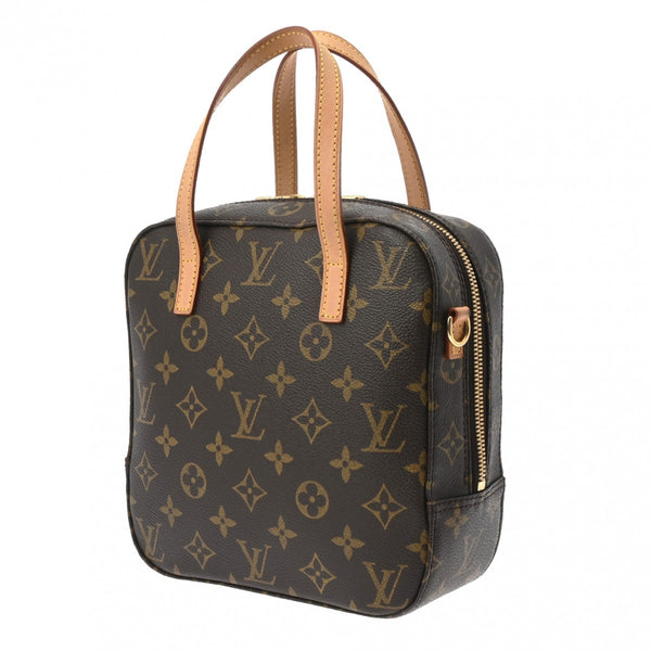 LOUIS VUITTON ルイヴィトン モノグラム スポンティーニ 2WAY ブラウン M47500 レディース モノグラムキャンバス ハンドバッグ Aランク 中古 銀蔵