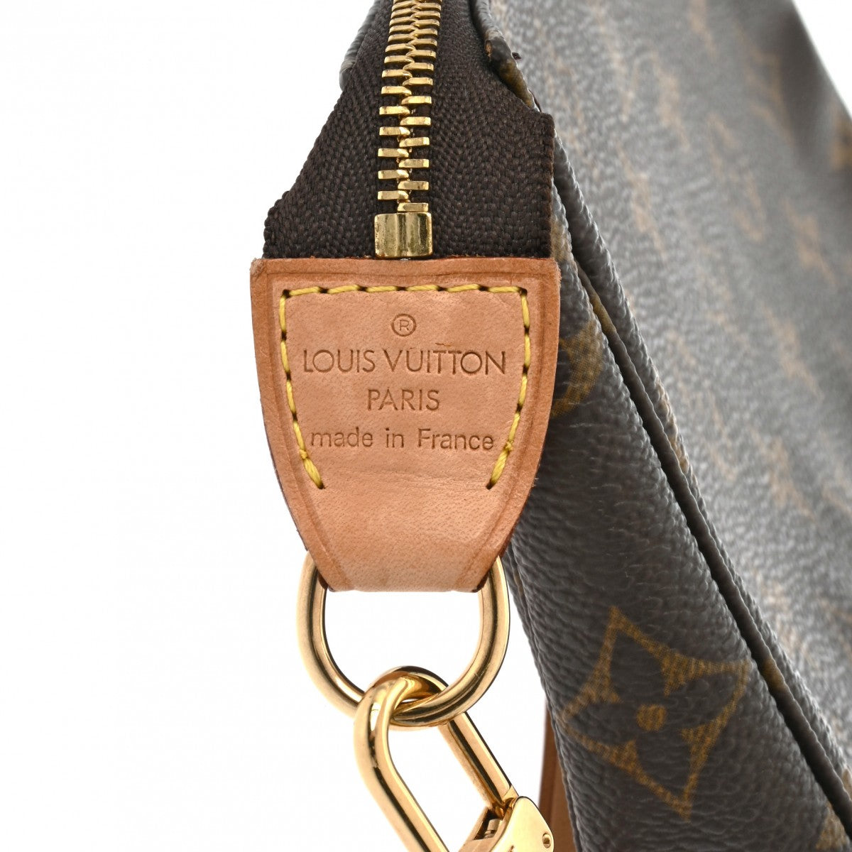 ルイヴィトンポシェット アクセソワール 14145 ブラウン レディース