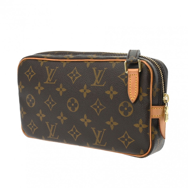 LOUIS VUITTON ルイヴィトン モノグラム マルリーバンドリエール ブラウン M51828 レディース モノグラムキャンバス ショルダーバッグ ABランク 中古 銀蔵