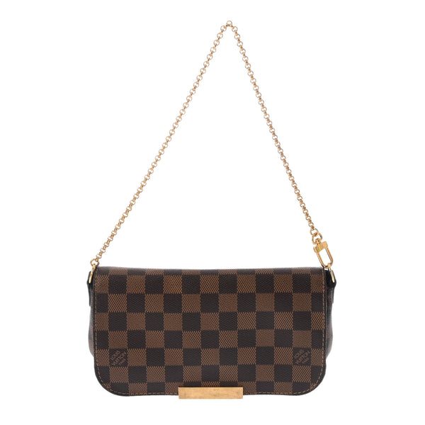 LOUIS VUITTON ルイヴィトン ダミエ フェイボリット PM  ブラウン N41276 レディース ダミエキャンバス ショルダーバッグ ABランク 中古 銀蔵