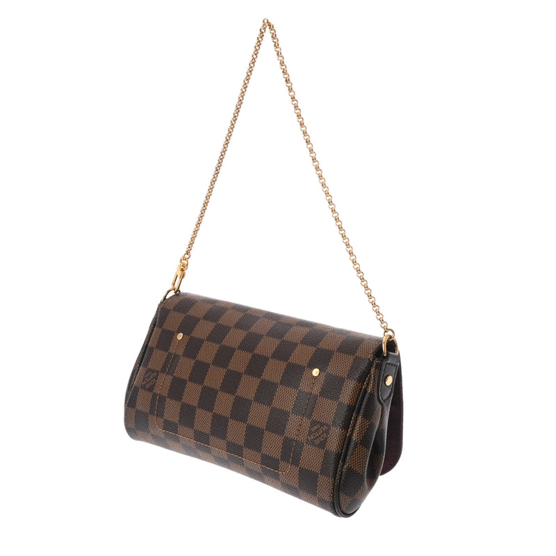 LOUIS VUITTON ルイヴィトン ダミエ フェイボリット PM  ブラウン N41276 レディース ダミエキャンバス ショルダーバッグ ABランク 中古 銀蔵