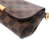 LOUIS VUITTON ルイヴィトン ダミエ フェイボリット PM  ブラウン N41276 レディース ダミエキャンバス ショルダーバッグ ABランク 中古 銀蔵