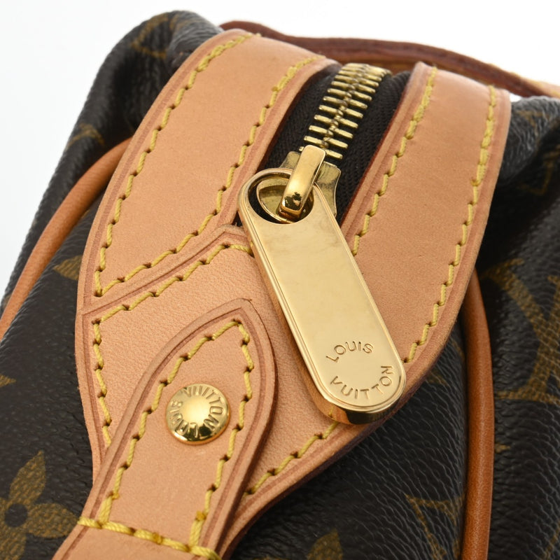 LOUIS VUITTON ルイヴィトン モノグラム ストレーザー PM ブラウン M51186 レディース モノグラムキャンバス ショルダーバッグ ABランク 中古 銀蔵