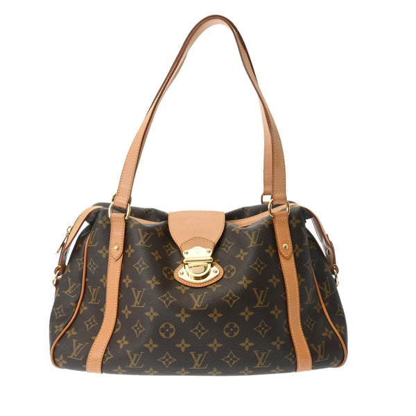 LOUIS VUITTON ルイヴィトン モノグラム ストレーザー PM ブラウン M51186 レディース モノグラムキャンバス ショルダーバッグ ABランク 中古 銀蔵