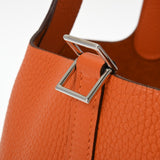 HERMES エルメス ピコタン MM オレンジ □H刻印(2004年頃) レディース トリヨンクレマンス ハンドバッグ Aランク 中古 銀蔵