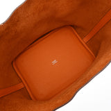 HERMES エルメス ピコタン MM オレンジ □H刻印(2004年頃) レディース トリヨンクレマンス ハンドバッグ Aランク 中古 銀蔵