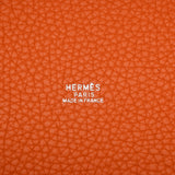 HERMES エルメス ピコタン MM  オレンジ □H刻印(2004年頃) レディース トリヨンクレマンス ハンドバッグ Aランク 中古 銀蔵