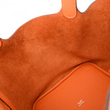 HERMES エルメス ピコタン MM オレンジ □H刻印(2004年頃) レディース トリヨンクレマンス ハンドバッグ Aランク 中古 銀蔵