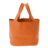 HERMES エルメス ピコタン MM オレンジ □H刻印(2004年頃) レディース トリヨンクレマンス ハンドバッグ Aランク 中古 銀蔵
