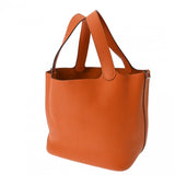 HERMES エルメス ピコタン MM オレンジ □H刻印(2004年頃) レディース トリヨンクレマンス ハンドバッグ Aランク 中古 銀蔵